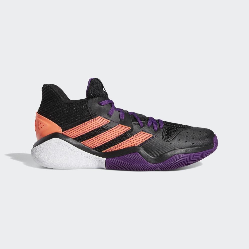 Adidasi Baschet Adidas Harden Stepback Dama Romania - Negrii/Violet/Corai EF9889